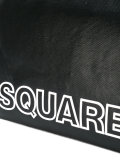 two-tone logo wash bag