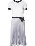 pleated T-shirt dress