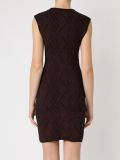 fitted knit dress