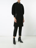embellished buttoned coat