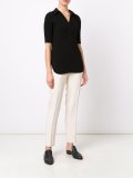 ribbed polo top
