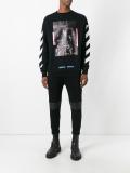 painting print sweatshirt