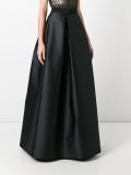 pleat detail full skirt