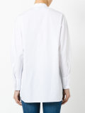 band collar shirt