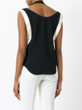 cut out contrast top