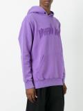 logo print hoodie