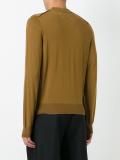 thick knit front panel jumper