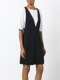 bicolour layered dress