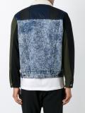 panelled denim jacket