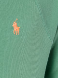 embroidered logo sweatshirt
