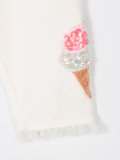 sequin ice-cream detail leggings
