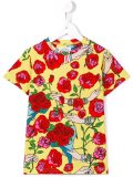 roses print T-shirt