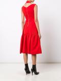 pleated hem dress