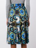 stained glass print skirt