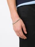 'Silver Beads On Cord' bracelet