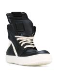 Geomasket hi-top sneakers