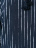 tied neck striped tunic