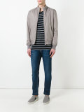 zipped bomber jacket 