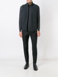 quilted roll neck gilet
