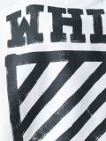 striped logo print sweatshirt