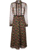 floral print shirt dress