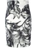printed pencil skirt 