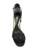 contrast heel sandals 
