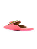 flower applique slippers