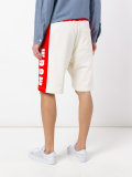 logo print shorts