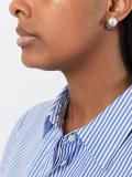 pearl  ball earrings 