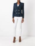 peaked lapel blazer