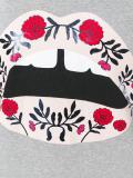 flower lips print T-shirt