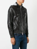 hooded zip up jacket