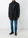 built-in gilet padded coat