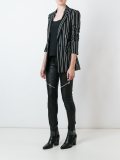 zipped biker trousers