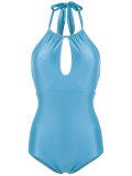 gathered swimsuit