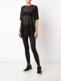 oversized mesh T-shirt