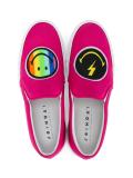 'Rainbow Smile'无带板鞋