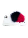 pompom application sneakers