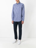 checked logo shirt 