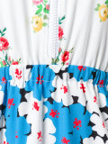花卉印花衬衫裙