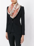 folk skull print scarf