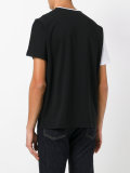 stripe panel T-shirt 