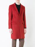 flap pockets mid coat