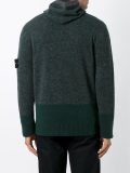 hooded zip-up jacket