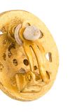 CC Byzantine button clip-on earrings