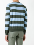 striped crew neck jumper