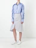 ruffled sleeves shirt