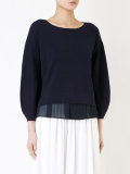 layered hem jumper