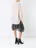 neck scarf blouse